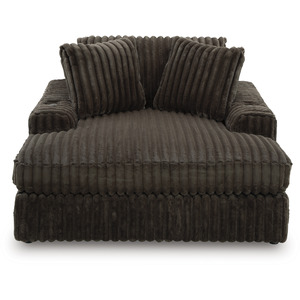 Midnight Madness Oversized Chaise - Chocolate