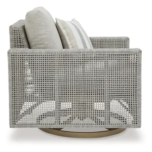 Seton Creek Outdoor Swivel Lounge with Cushion