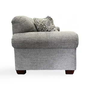 Monroe Sofa - Lucille Mushroom w/Garcia Toast Pillow