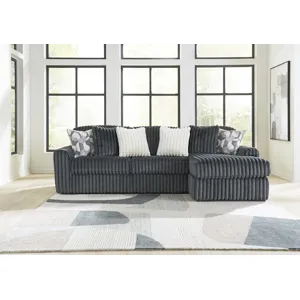 Midnight-Madness 2-Piece Sectional Sofa Chaise