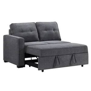 Noah Grey Pullout Loveseat