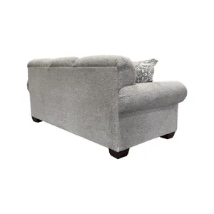 Monroe Sofa - Lucille Mushroom w/Garcia Toast Pillow