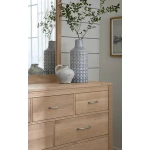 Tide & Timber-Clear Oak Dresser 7 Drawer