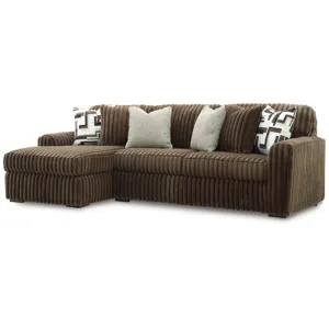 Midnight-Madness 2-Piece Sectional Sofa with Chaise