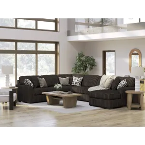 Midnight-Madness 4-Piece Sectional with Chaise