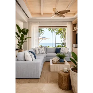 McMichael 3 PC Sectional - Seville Cloudy