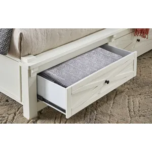 Sun Valley Queen Storage Bed W/foottboard Bench