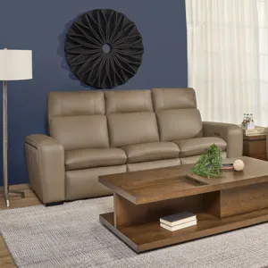 Sense Power Reclining Immersive Audio Sofa with Power Headrest, & Lumbar