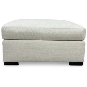 Valerie Upholstered Ottoman - Dover Natural