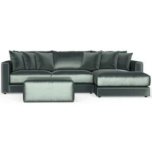 Remminton 3 PC Sectional Sofa Chaise - Pine