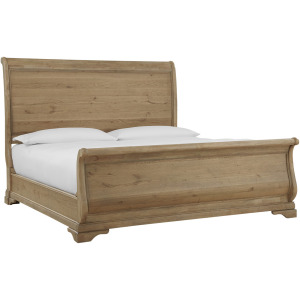Chateau Philippe Sleigh Bed - Cognac