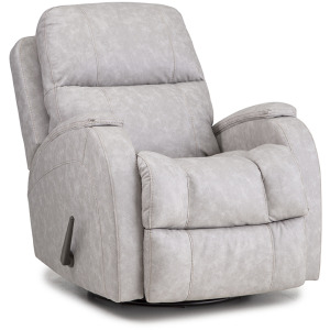 Zena 214 Manual Swivel Glider Recliner - Pebble