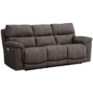 Cosmo 217 Zero Gravity Power Reclining Sofa - Pewter