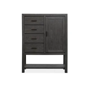 Plum Creek Door Chest - Black