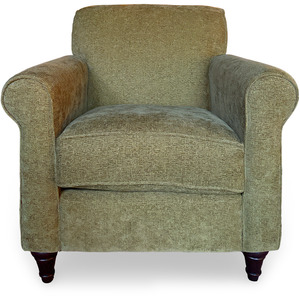 Poplin Olive Upholstered Armchair
