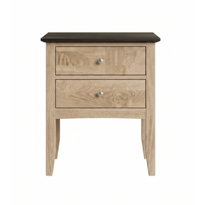 Manchester Birch 2 Drawer Nightstand - Sand