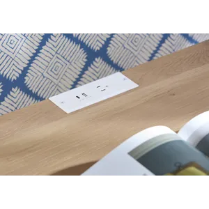 Tide & Timber-Clear Oak Laptop/Tablet Desk