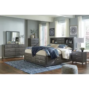 Caitbrook Queen Storage Bed with 8 Drawers