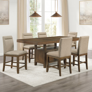 Garland 7 Piece Counter Dining Set - Toffee