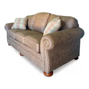 Bozeman 08 Faux Leather Sofa