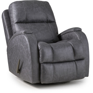 Zena 214 Manual Swivel Glider Recliner - Graphite