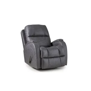 Zena 214 Manual Swivel Glider Recliner - Graphite