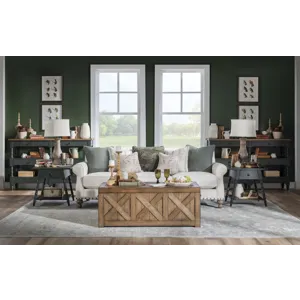 Vintage Market Splayed Bobbin Leg 1 Drw End Table