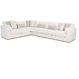 Bombay 6 PC Sectional - Fluffy Riverrock