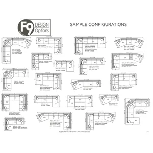3 PC Power Sectional