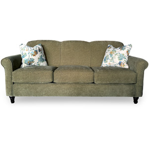 Poplin Olive Upholstered Sofa