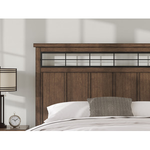 Taffenbrook King/California King Panel Headboard with Roll Slats