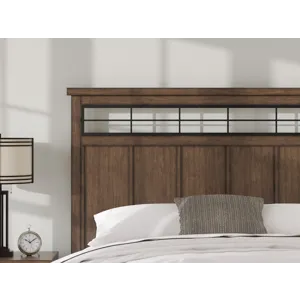 Taffenbrook King/California King Panel Headboard with Roll Slats