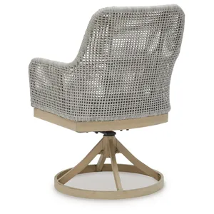 Seton Creek Outdoor Swivel Dining Chair (Set of 2)
