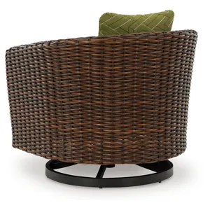 Horizon Hall Outdoor Swivel Lounge Chair with Cushion