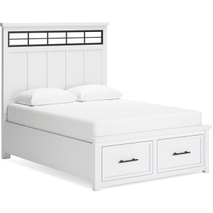 Ashbryn Queen Panel Storage Bed