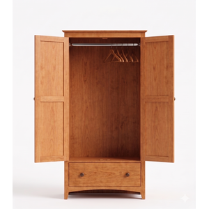 Heritage Wardrobe w/Garment Rod