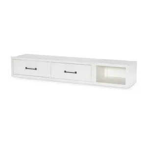 Flatiron White Underbed Storage Unit White Finish
