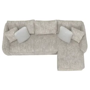 Bucktown 2 PC Sectional - Parchment