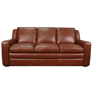 Berlin Chestnut Leather Sofa
