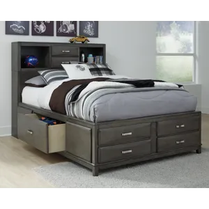 Caitbrook Full Storage Bed with 7 Drawers