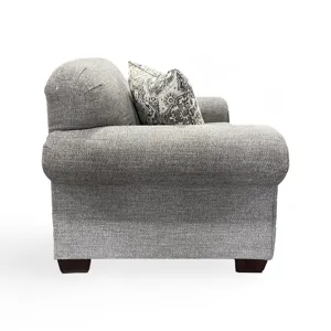 Monroe Chair &amp; 1/2 - Lucille Mushroom w/Garcia Toast Pillow