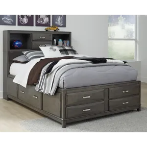 Caitbrook Full Storage Bed with 7 Drawers