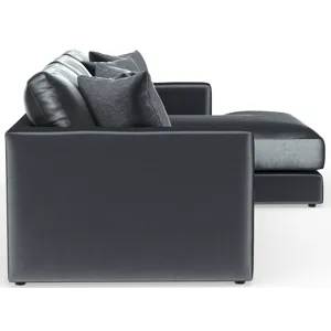 Remington 3 Piece Sectional Sofa Chaise - Slate