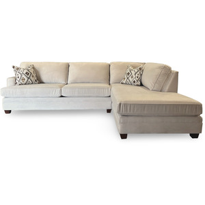 Hot Pearl 2 Piece Sectional w/ RAF Chaise 