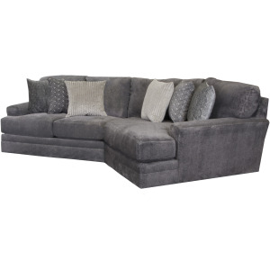 Mammoth 3 PC Sectional - Smoke