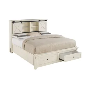 Sun Valley Queen Storage Bed W/foottboard Bench