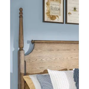 Vintage Market Queen Poster Headboard - Barnwood