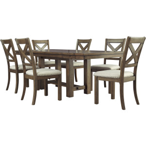 Moriville 7 PC Dining Set