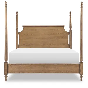 Vintage Market Complete High/Low Poster Bed - Queen