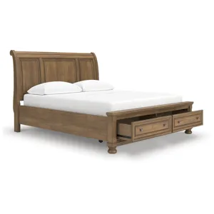 Vandenmore California King Storage Sleigh Bed